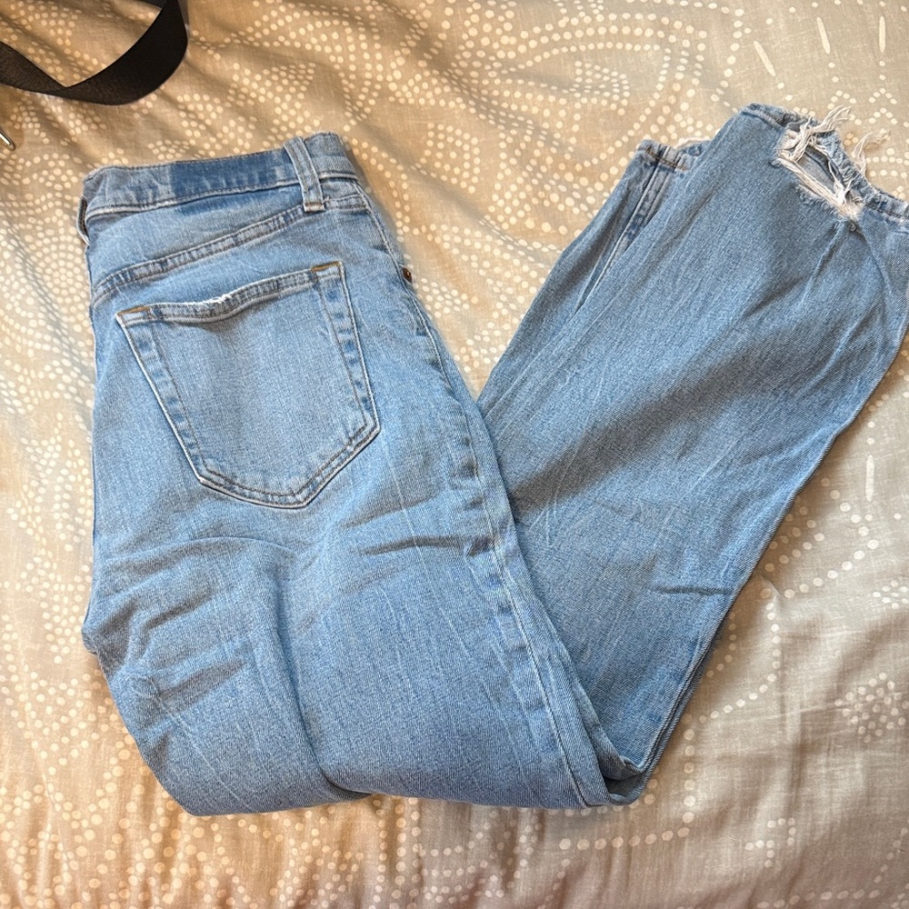 Abercrombie & Fitch Light Blue Straight Leg Jeans